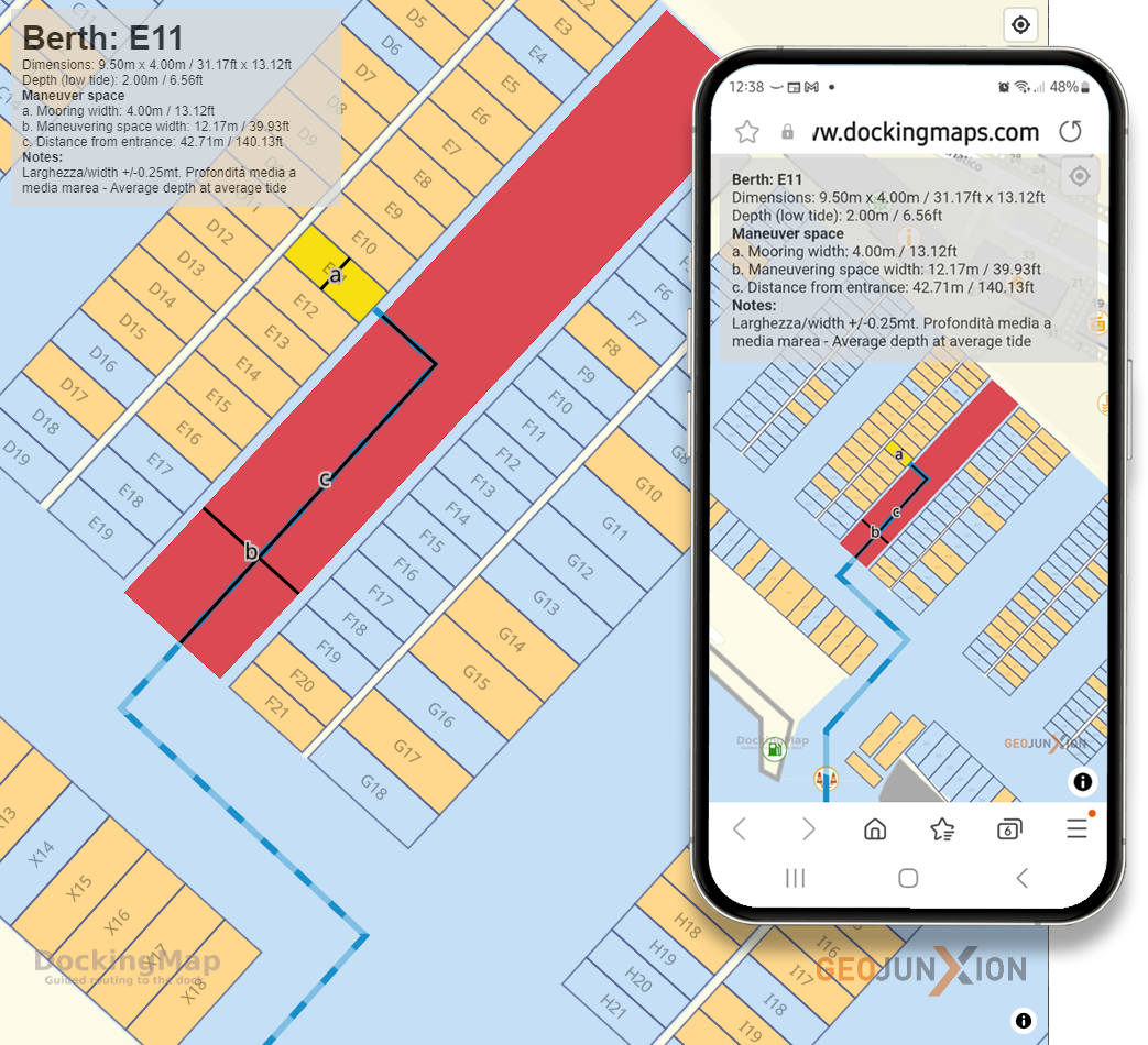 DockingMap - Guida all'ormeggio sicuro